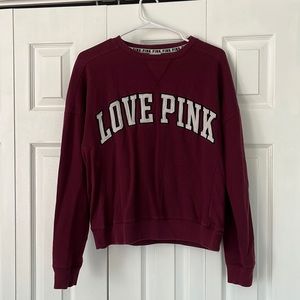 victoria’s secret pink crew neck